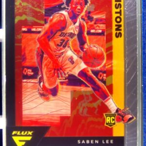 2020-21 Panini Flux Saben Lee RC #224 Pistons