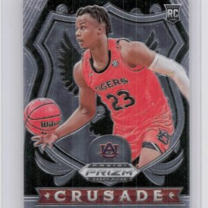 2020-21 Panini Prizm Draft Picks Collegiate Isaac Okoro Crusade Rookie RC #84