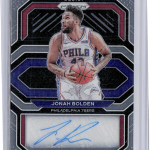 2020-21 Panini Prizm Jonah Bolden AU #PE-JBO 76ers Penmanship