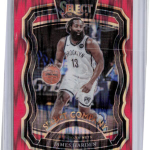 2020-21 Panini Select James Harden #8 Nets Select Company Red