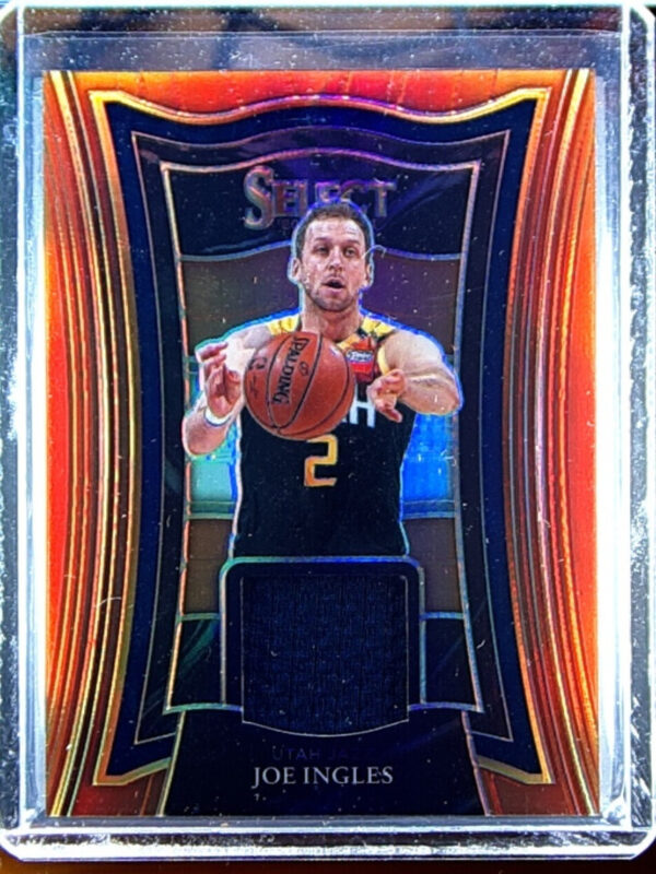 2020-21 Panini Select Joe Ingles MEM SN49 #SS-JGL Jazz Selective Swatches Copper