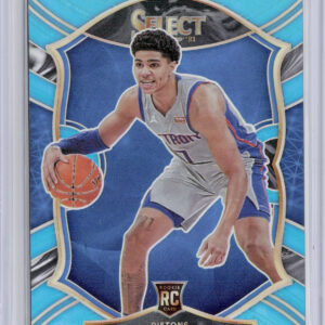 2020-21 Panini Select Killian Hayes Light Blue Prizms SN299 #67 Pistons
