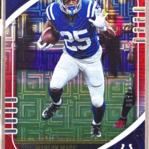 2020 Absolute Marlon Mack Red Squares /199 #39 Colts