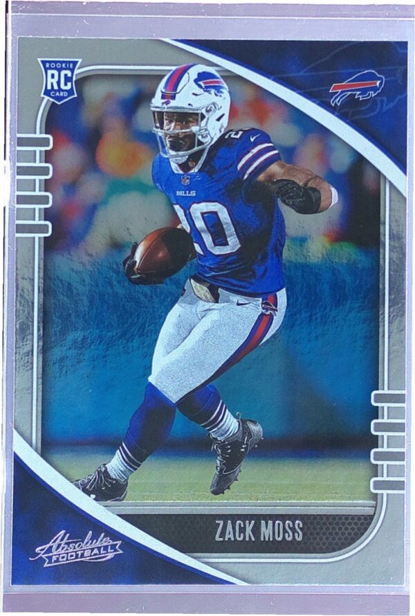 2020 Absolute Zack Moss Retail RC #200 Bills