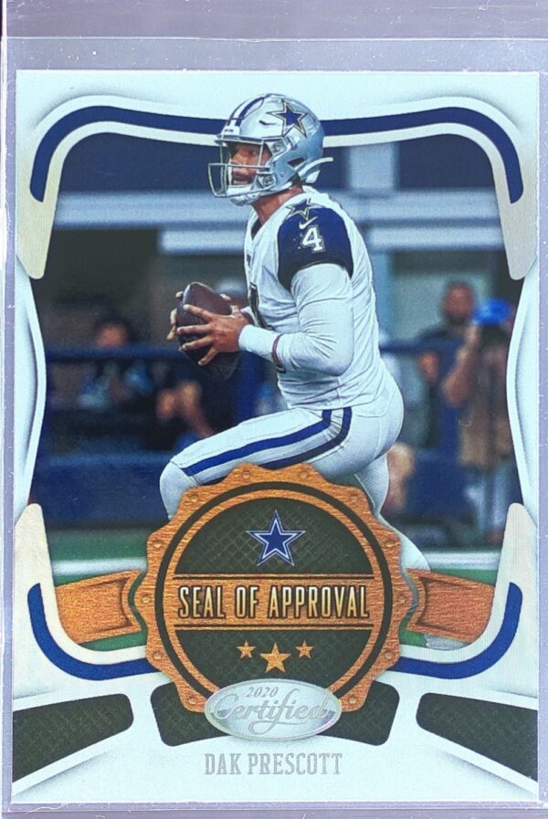 2020 Certified Dak Prescott #SA-DP Cowboys Seal of Approval