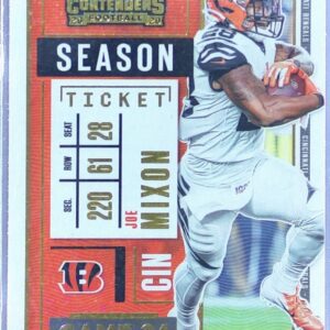 2020 Contenders Joe Mixon Stardust #85 Bengals