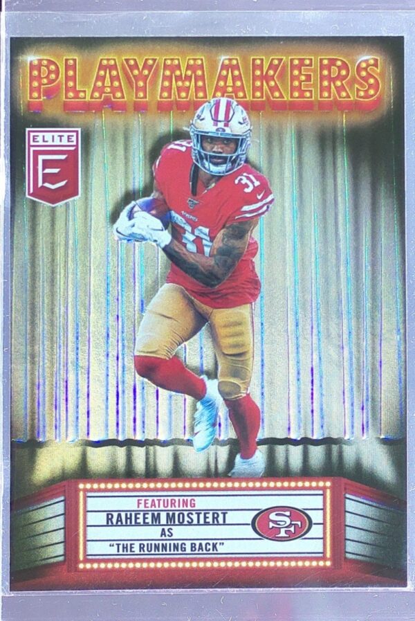 2020 Donruss Elite Raheem Mostert #11 49ers Playmakers