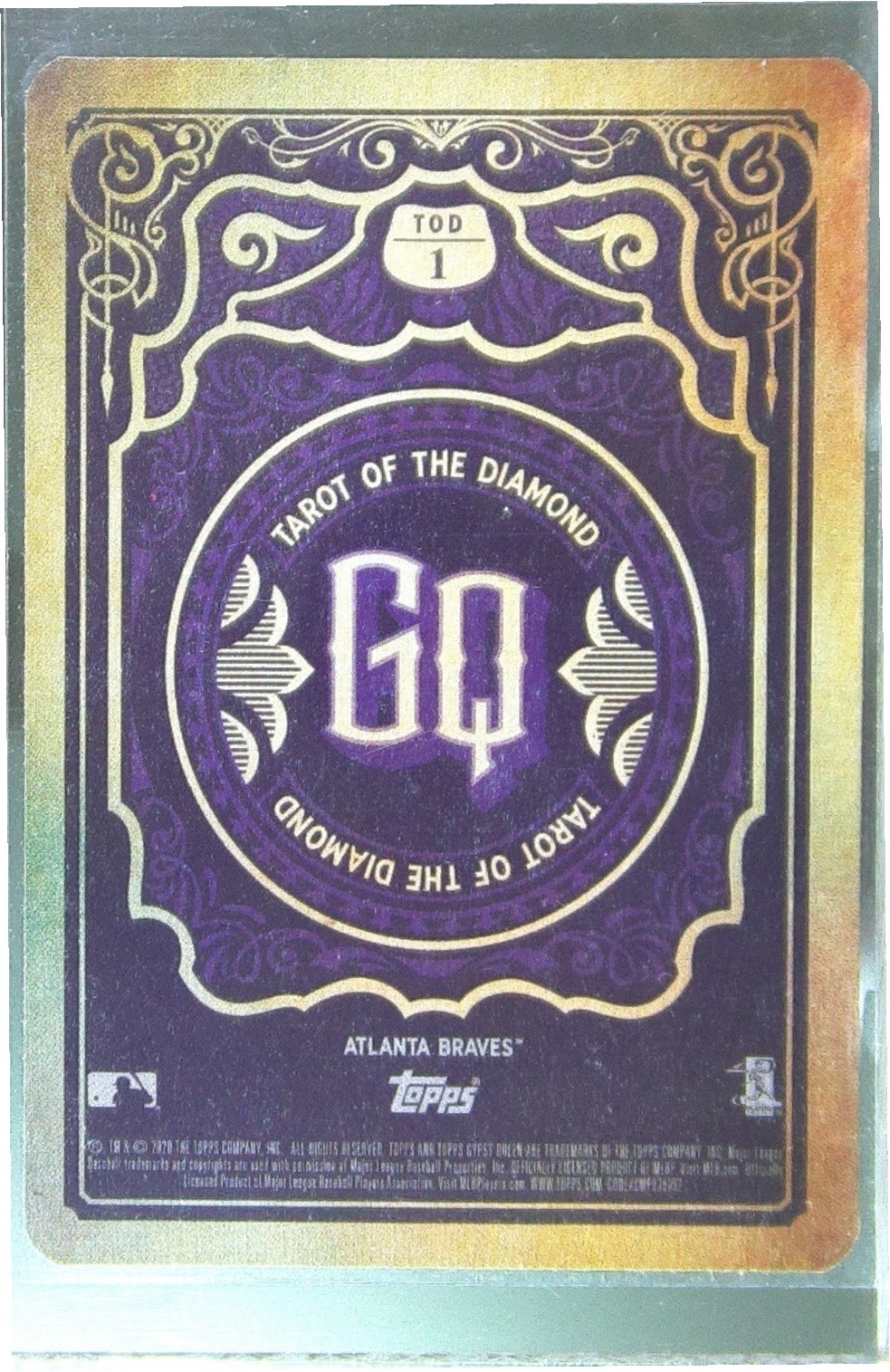 2020 Gypsy Queen Ronald Acuna Jr. #TOD-1 Braves Tarot of the Diamond - Image 3