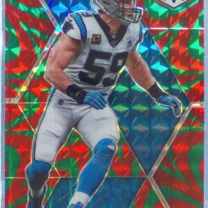 2020 Mosaic Luke Kuechly Prizm Reactive Green #33 Panthers