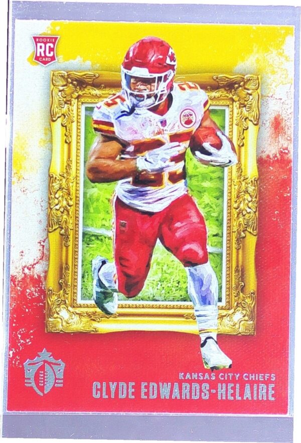 2020 Panini Chronicles Clyde Edwards-Helaire RC #GK-8 Chiefs Gridiron Kings