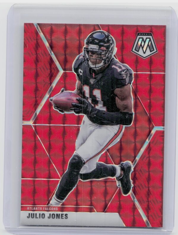 2020 Panini Mosaic Julio Jones Prizm Red #15 Falcons