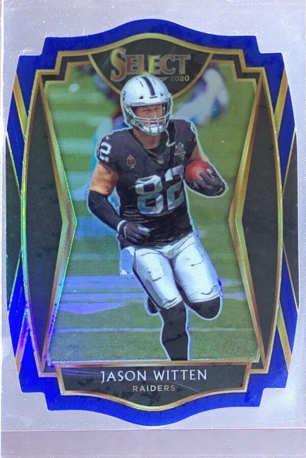 2020 Select Jason Witten Blue Prizm Die Cut #138 Raiders