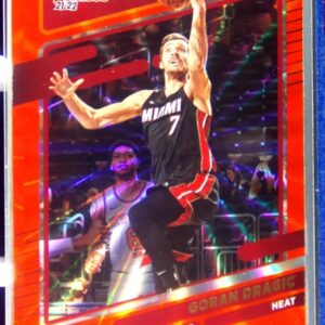 2021-22 Donruss Goran Dragic Holo Orange Laser #62 Raptors