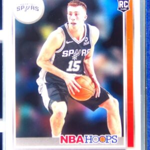 2021-22 Hoops Joe Wieskamp RC #245 Spurs
