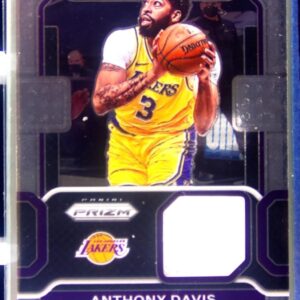 2021-22 Prizm Anthony Davis JSY #SW-ADV Lakers Sensational Swatches