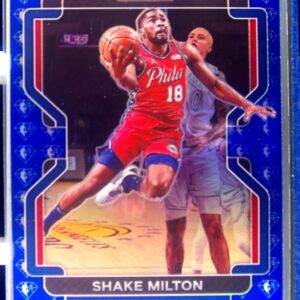2021-22 Prizm Shake Milton NBA 75th Anniversary #58 76ers