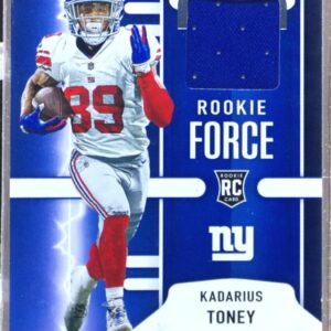 2021 Absolute Kadarius Toney RC JSY #RF-KTO Giants Rookie Force