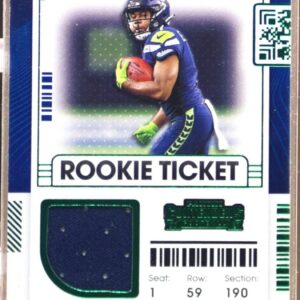 2021 Contenders D'Wayne Eskridge JSY RC #RSV-DWE Seahawks Rookie Swatches Var
