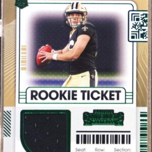 2021 Contenders Ian Book JSY RC #RSV-IBO Saints Rookie Ticket Swatches Variation