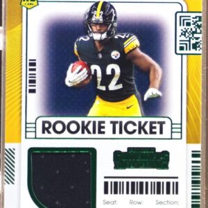 2021 Contenders Najee Harris RC JSY #RTS-NHA Steelers Rookie Ticket Swatches
