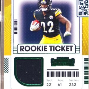 2021 Contenders Najee Harris RC JSY #RTS-NHA Steelers Rookie Ticket Swatches