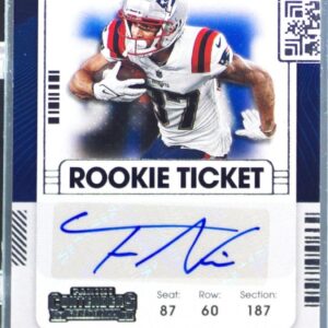 2021 Contenders Tre Nixon RC Auto #254 Patriots