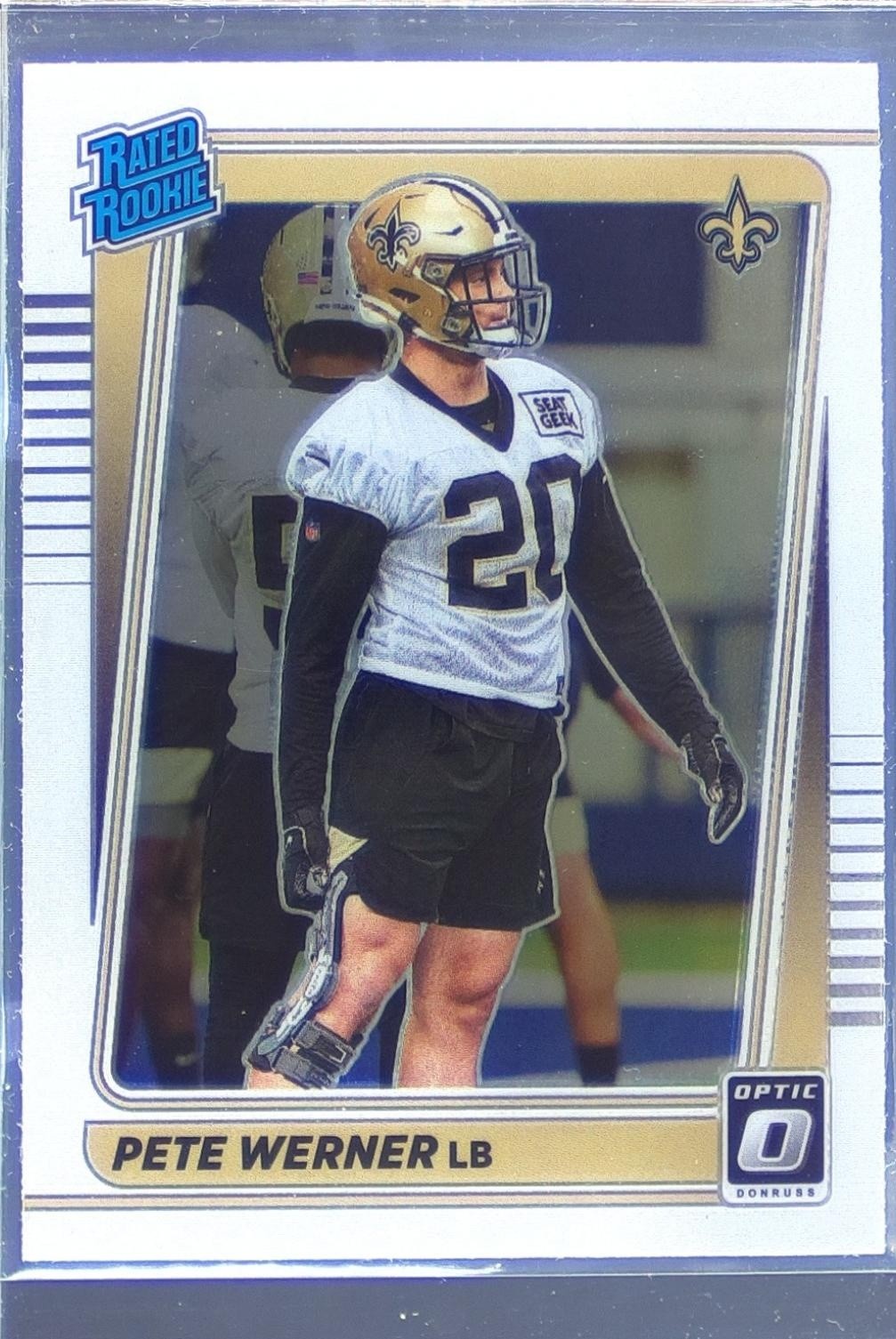 2021 Donruss Optic Pete Werner RC #276 Saints