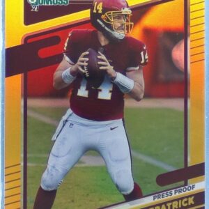 2021 Donruss Ryan Fitzpatrick Press Proof Premium #62 Washington