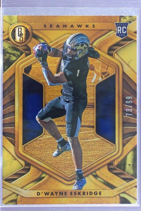 2021 Gold Standard D'Wayne Eskridge RC /99 #126 Seahawks