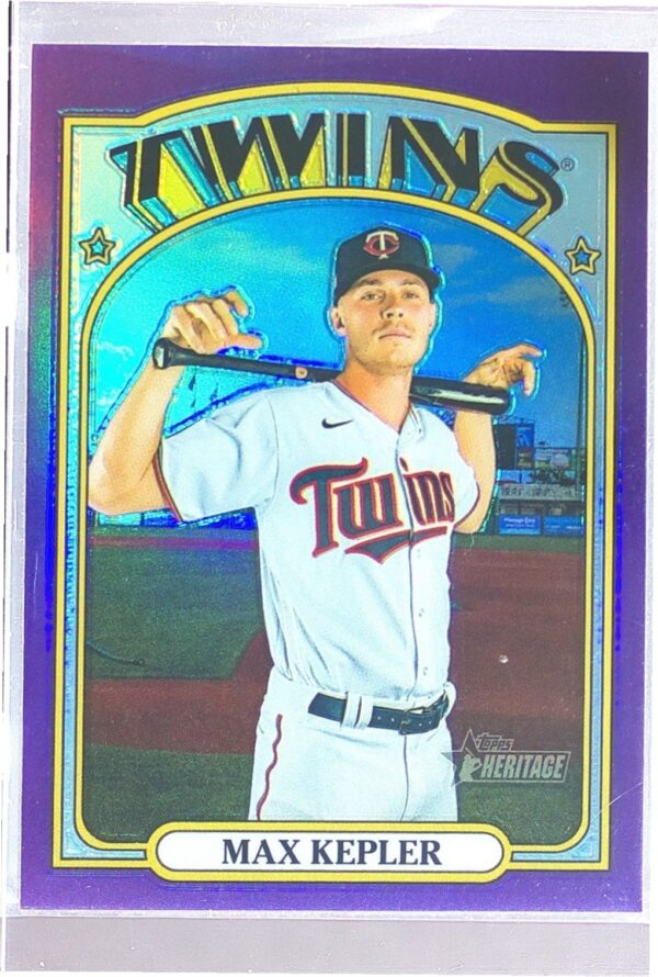2021 Heritage Max Kepler Chrome Purple Refractor #119 Twins