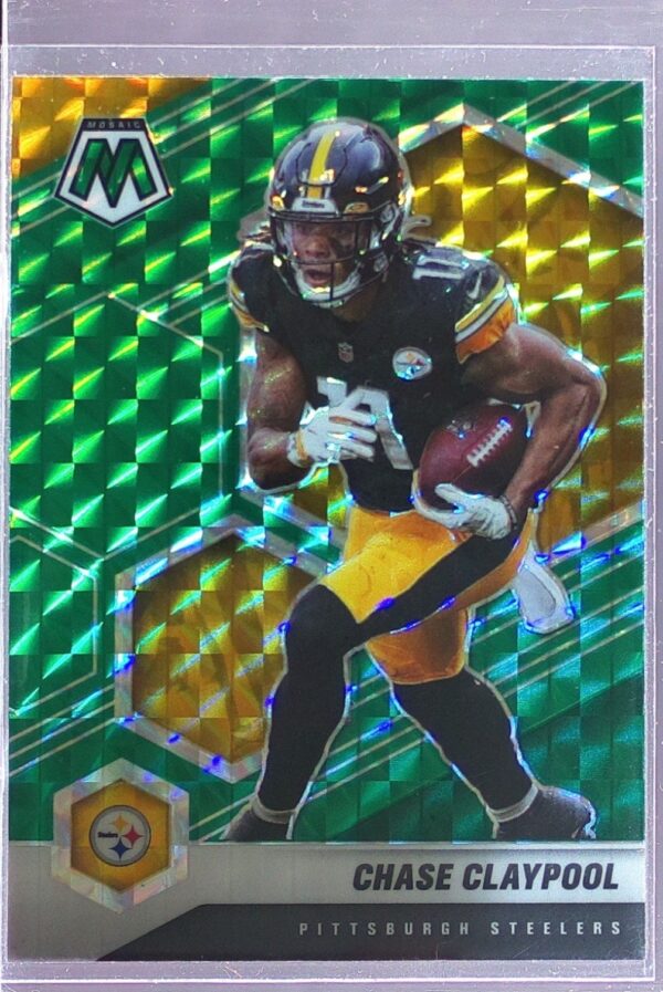 2021 Mosaic Chase Claypool Prizm Green #169 Steelers