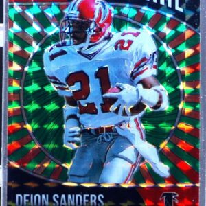 2021 Mosaic Deion Sanders #2 Falcons HoloFame Mosaic Green