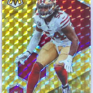 2021 Mosaic Fred Warner Prizm Reactive Yellow #178 49ers