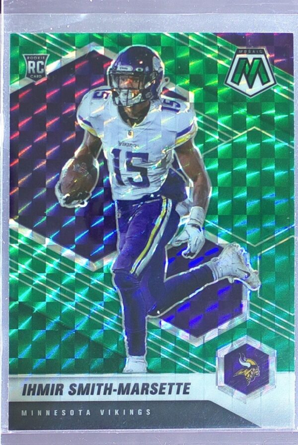 2021 Mosaic Ihmir Smith-Marsette Prizm Green RC #342 Vikings