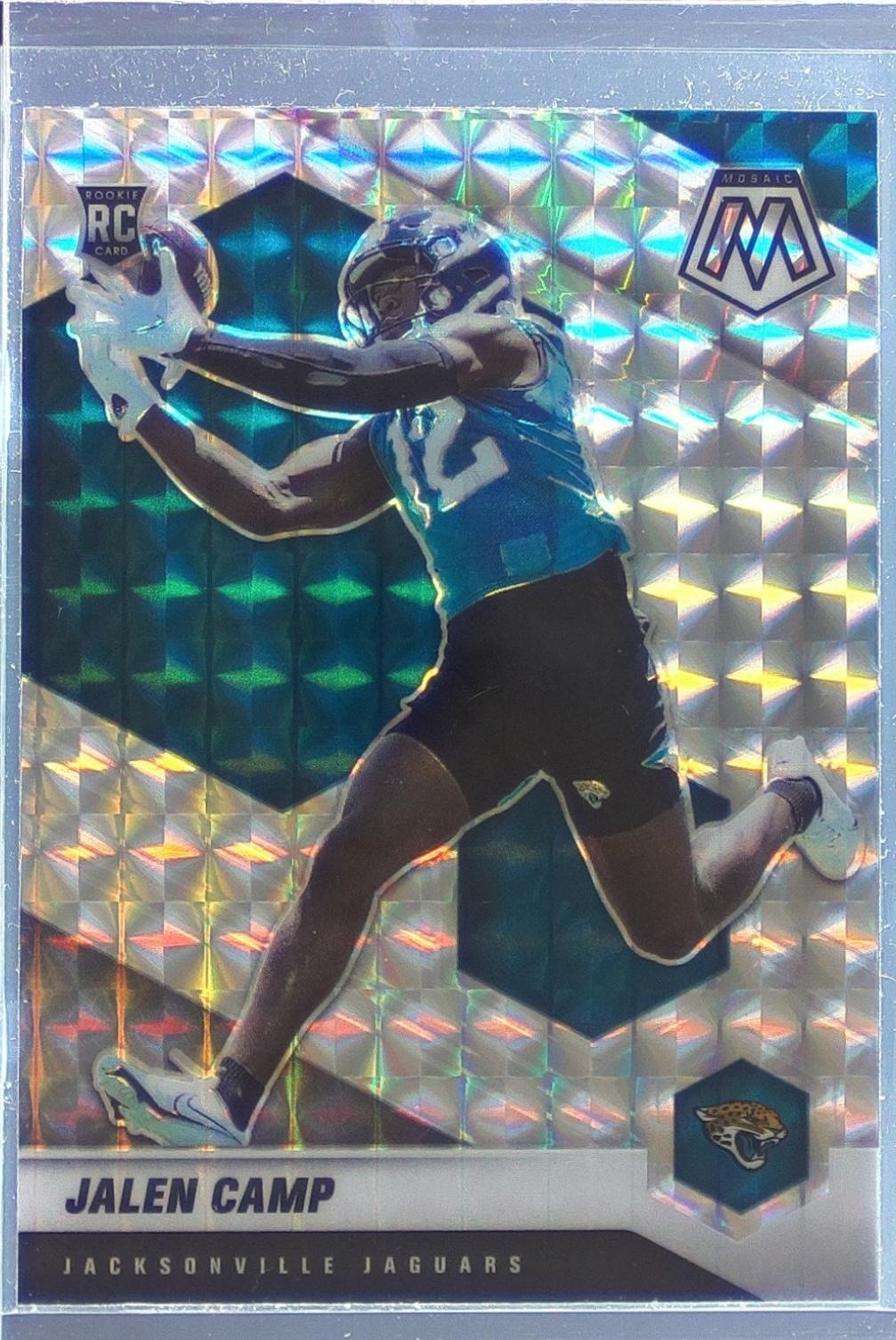 2021 Mosaic Jalen Camp Prizm RC #393 Jaguars