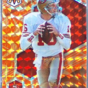 2021 Mosaic Joe Montana Prizm Reactive Orange #174 49ers