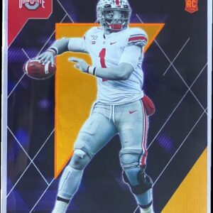 2021 Panini Chronicles Draft Picks Justin Fields Orange RC #133 Buckeyes