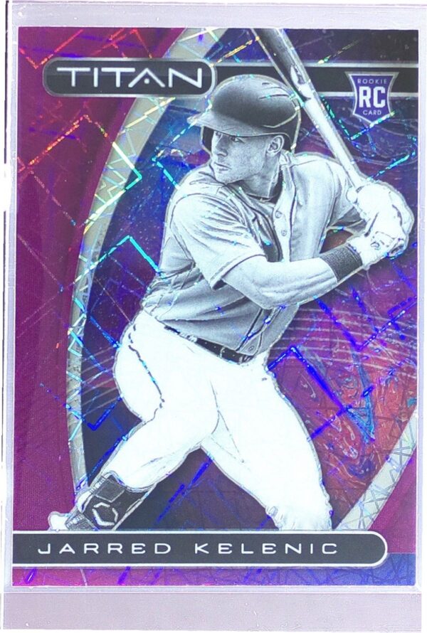 2021 Panini Chronicles Jarred Kelenic RC #7 Mariners Titan Purple Velocity