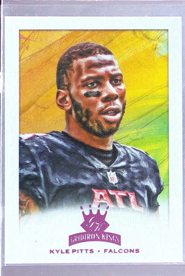 2021 Panini Chronicles Kyle Pitts #GK-22 Falcons Gridiron Kings Pink