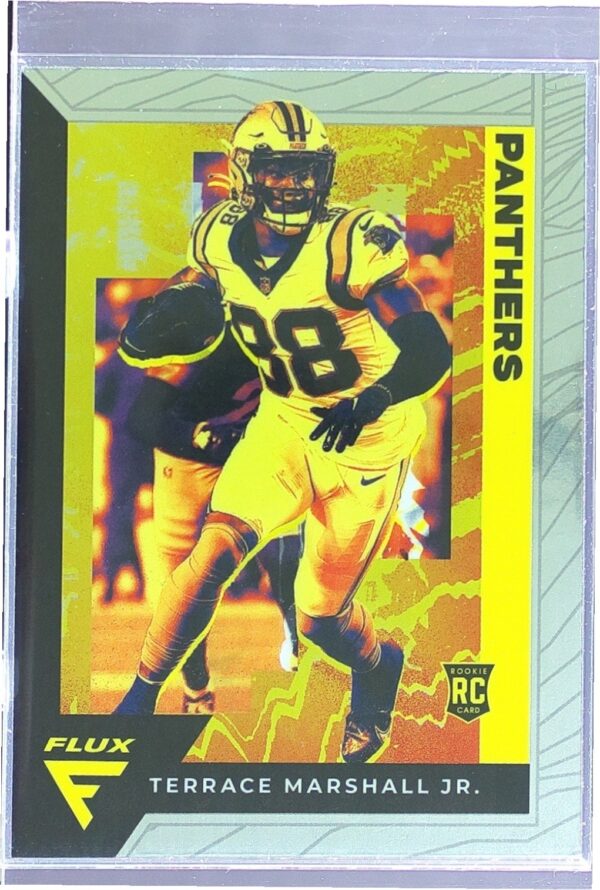 2021 Panini Chronicles Terrace Marshall Jr. #FX-16 Panthers Flux Rookies Silver