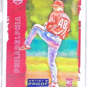 2021 Panini Diamond Kings Spencer Howard Artist's Proof Blue RC #59 Phillies