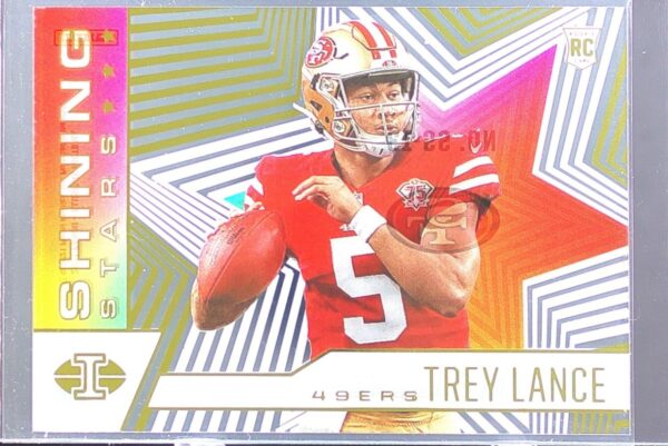 2021 Panini Illusions Trey Lance RC #SS-13 49ers Shining Stars