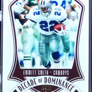 2021 Panini Legacy Emmitt Smith #DD-11 Cowboys Decade of Dominance