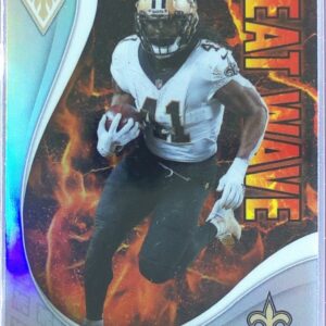 2021 Panini Phoenix Alvin Kamara #12 Saints Heat Wave