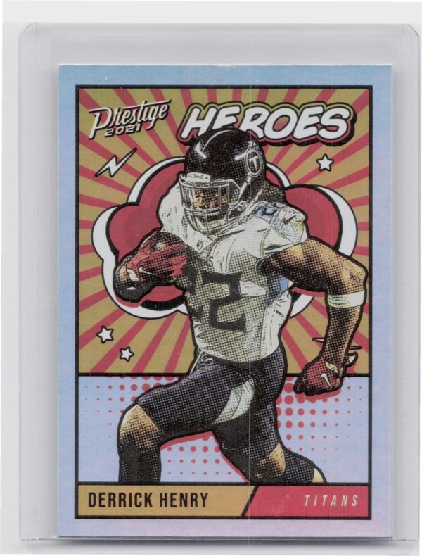 2021 Panini Prestige Derrick Henry #HE-10 Titans Heroes
