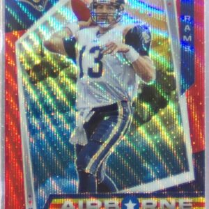2021 Panini Rookies & Stars Kurt Warner #AB-28 Rams Airborne Red Wave