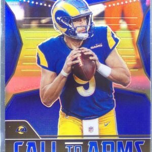 2021 Playoff Matthew Stafford #CA-MST Rams Call to Arms Blue