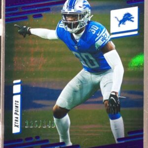2021 Prestige Jeff Okudah Xtra Points Purple /149 #56 Lions