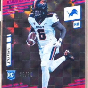 2021 Prestige Jermar Jefferson RC Xtra Points Pink /50 #230 Lions