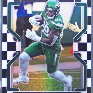 2021 Prizm Chris Herndon IV Black and White Checker #87 Jets